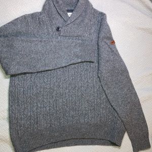 Shrunken Ben Sherman 100 percent lambs wool sweater